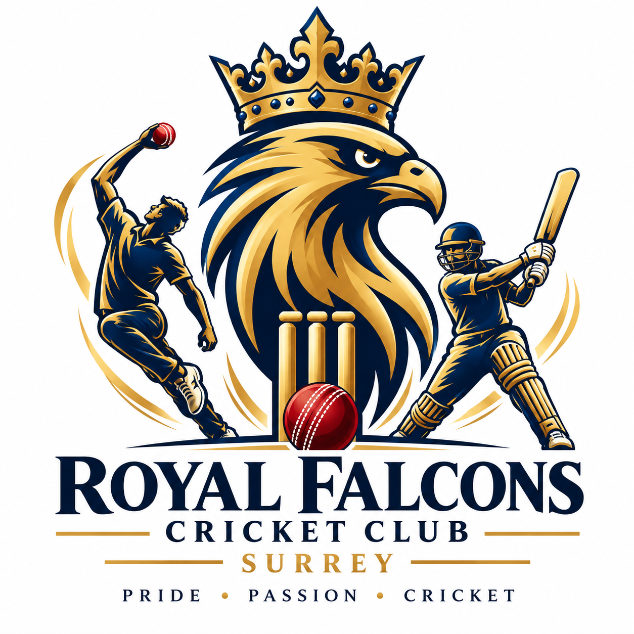Royal Falcons Cricket Club crest